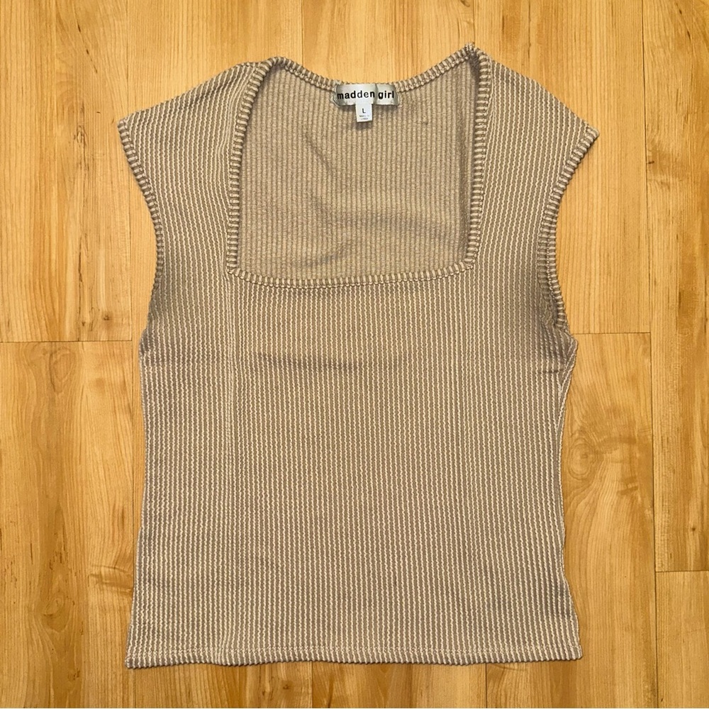 Madden Girl Ribbed Top